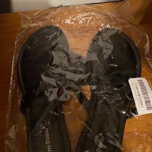 Black never worn sandals.